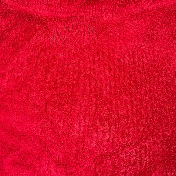 Disney Red Mickey Mouse Fleece Sleepwear Top Sz M - Picture 6 of 7